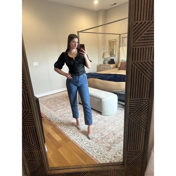 L.L. Bean Double L Classic Fit Jeans Size 12 100% Cotton - Picture 1 of 10